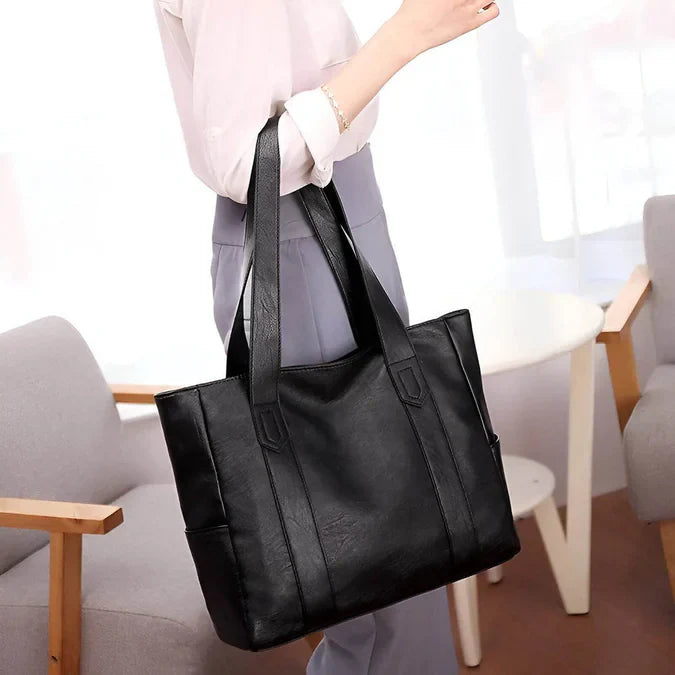 Elegant Womens Shoulder Bag Spacious Fashion Forward Handbag - AngraBech