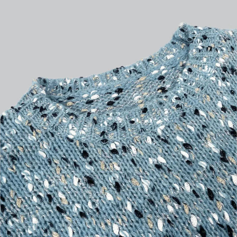 Round Ne Knit Pullover Sweater - AngraBech