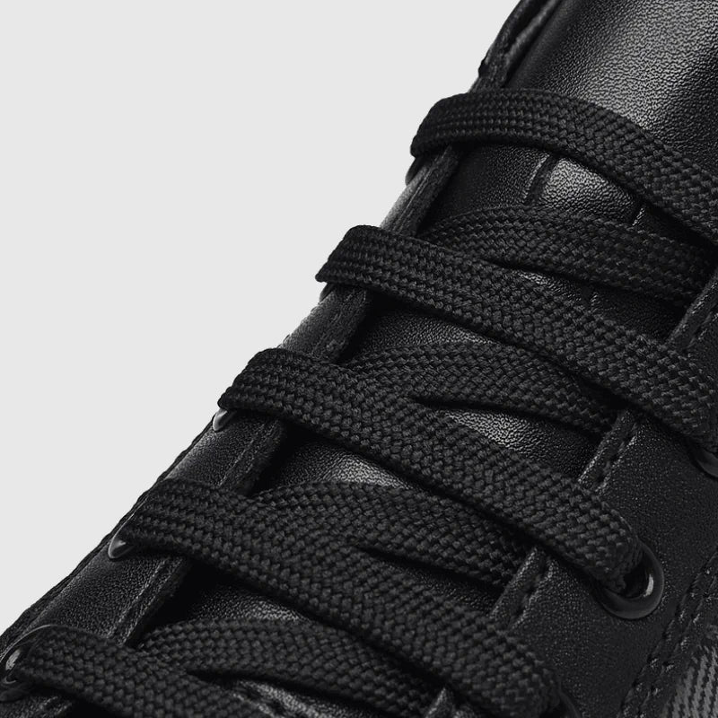 Mens Cheered Leaer Low Top Sneakers 1 - AngraBech