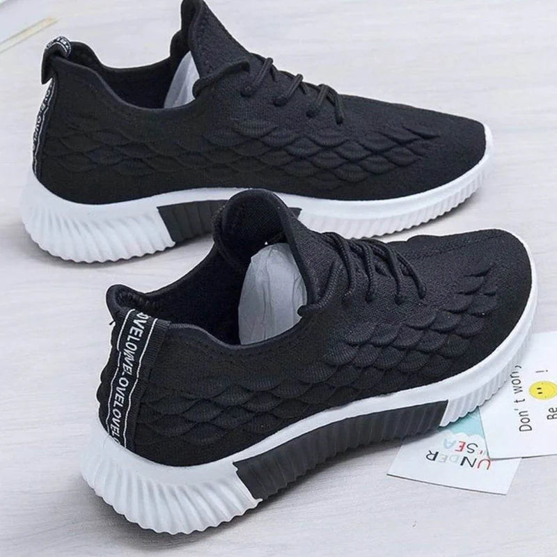 Flexible Vulcanised Mesh Running Shoe - AngraBech