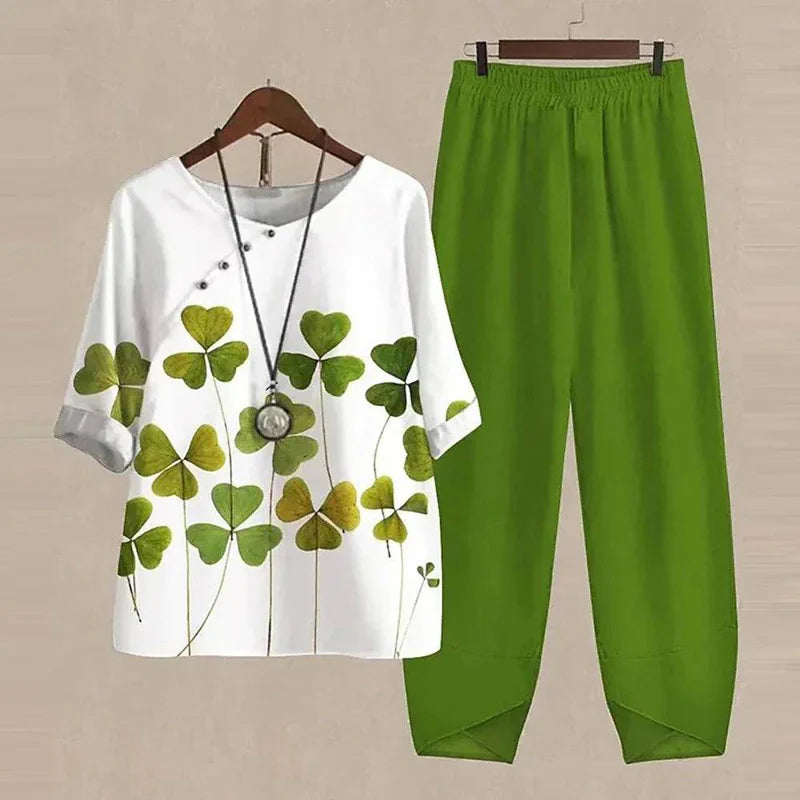 Colourful Loose Fit Two Piece Set - AngraBech