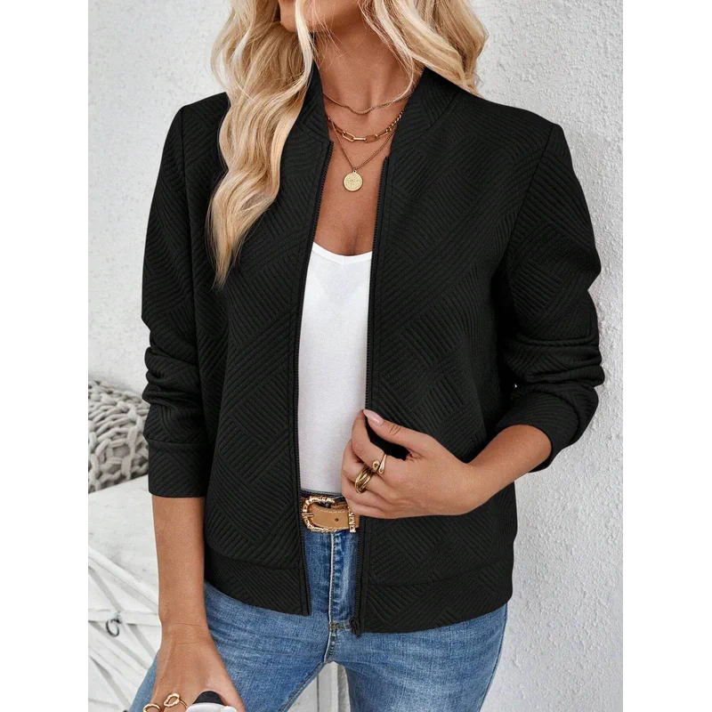 Lune Jacquard Knit Bomber Jaet - AngraBech