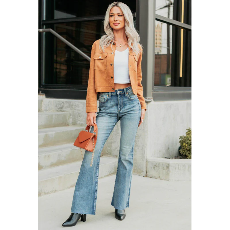 Julius High Rise Flare Sneak Peek Jeans Medium - AngraBech