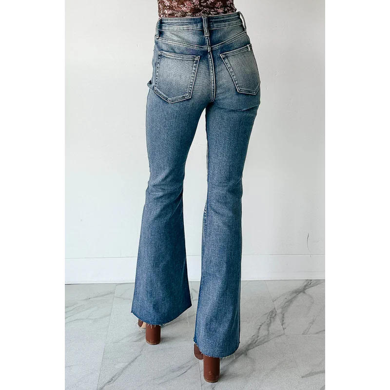 Julius High Rise Flare Sneak Peek Jeans Medium - AngraBech