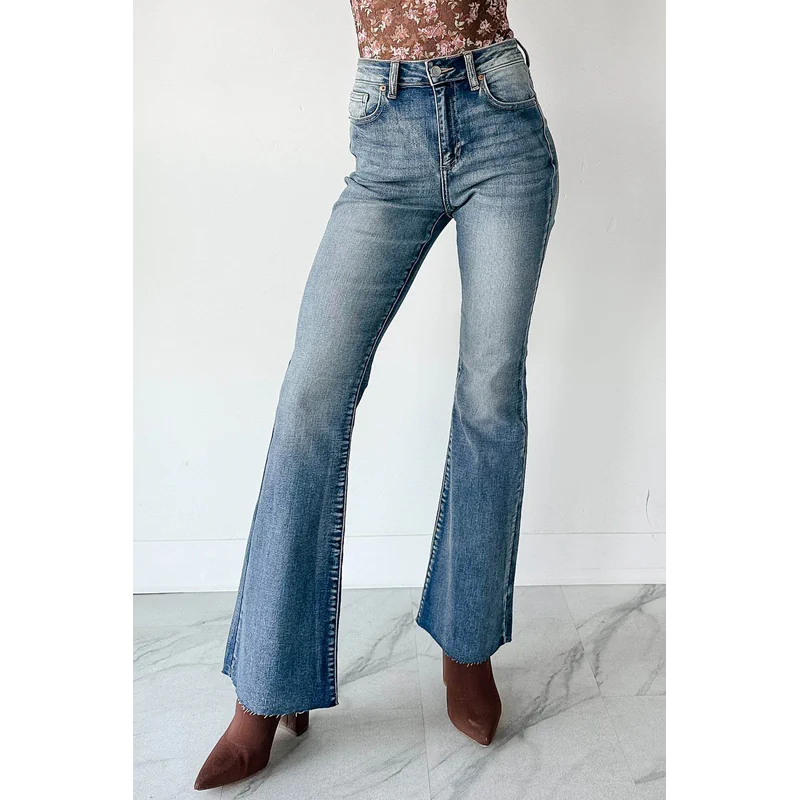 Julius High Rise Flare Sneak Peek Jeans Medium - AngraBech