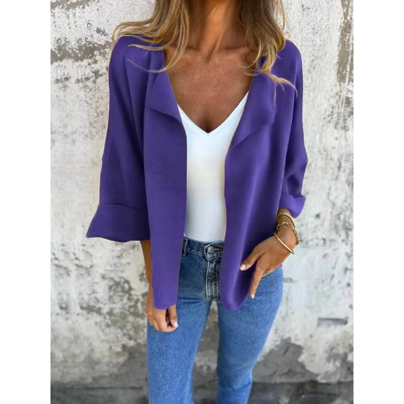 Casual Faux Suede Cardigan (Liquidation) - AngraBech