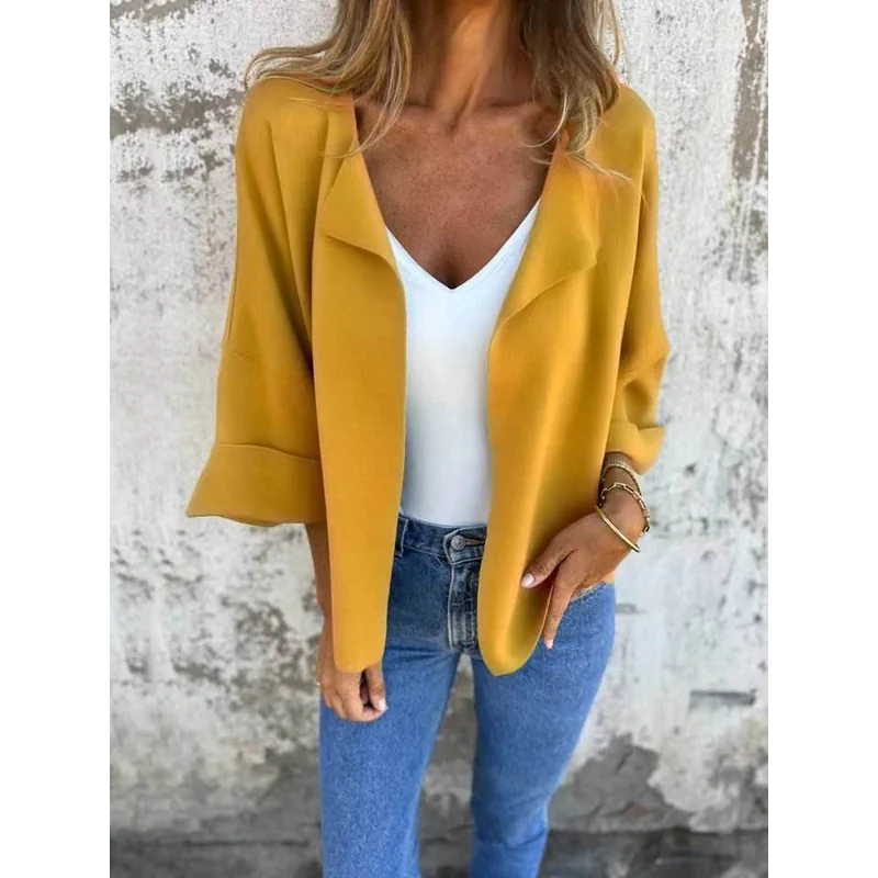 Casual Faux Suede Cardigan (Liquidation) - AngraBech