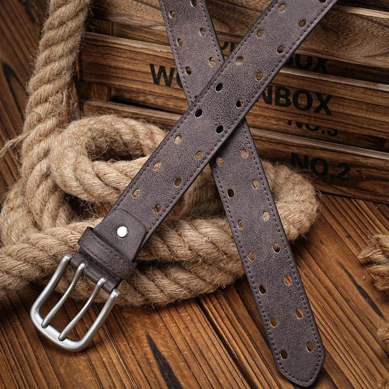 Vintage Western Pu Leaer Belt - AngraBech
