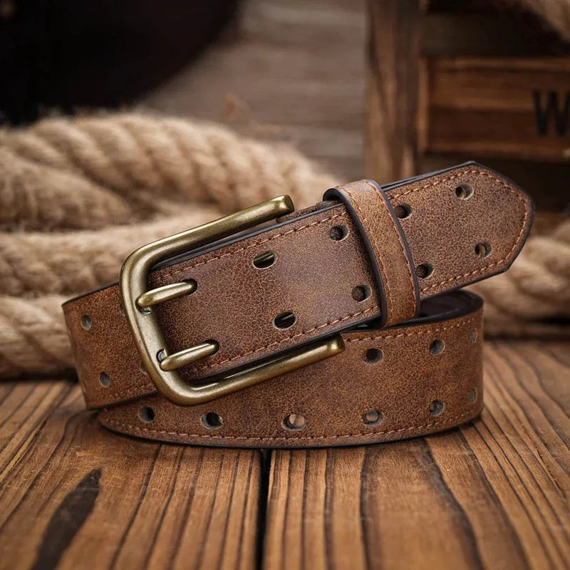 Vintage Western Pu Leaer Belt - AngraBech