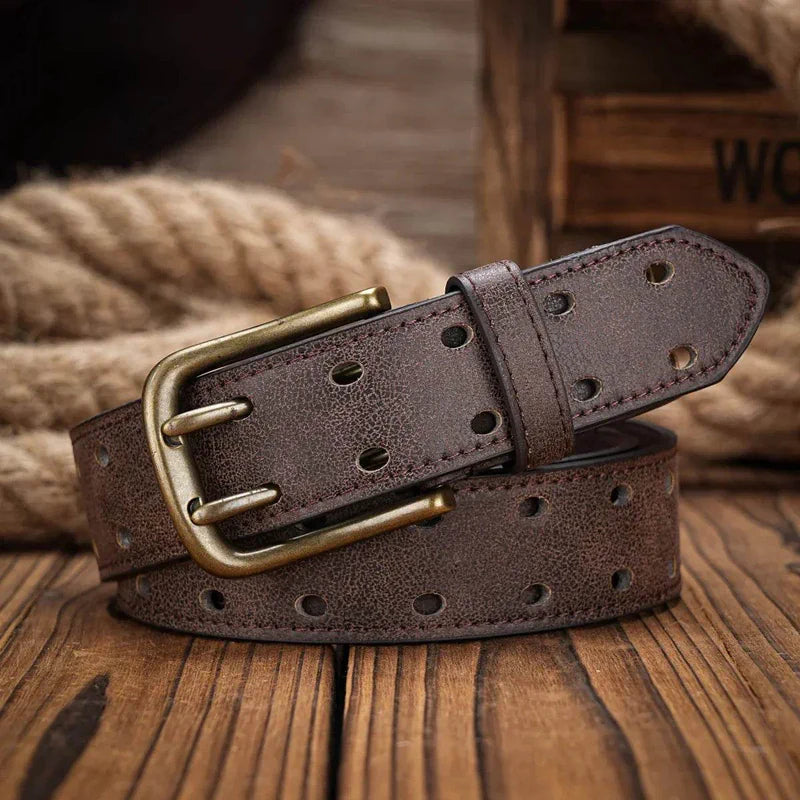 Vintage Western Pu Leaer Belt - AngraBech