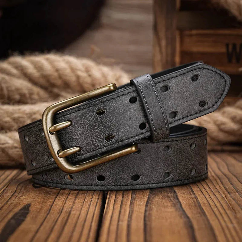 Vintage Western Pu Leaer Belt - AngraBech