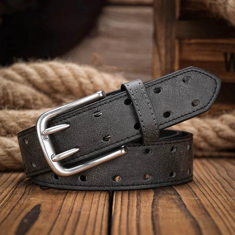 Vintage Western Pu Leaer Belt - AngraBech
