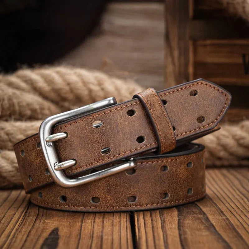 Vintage Western Pu Leaer Belt - AngraBech
