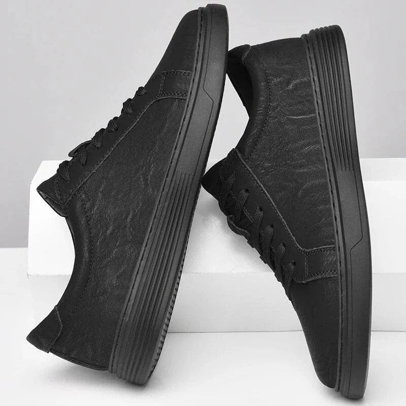 Minimalist Suede Leaer Sneakers 1 - AngraBech