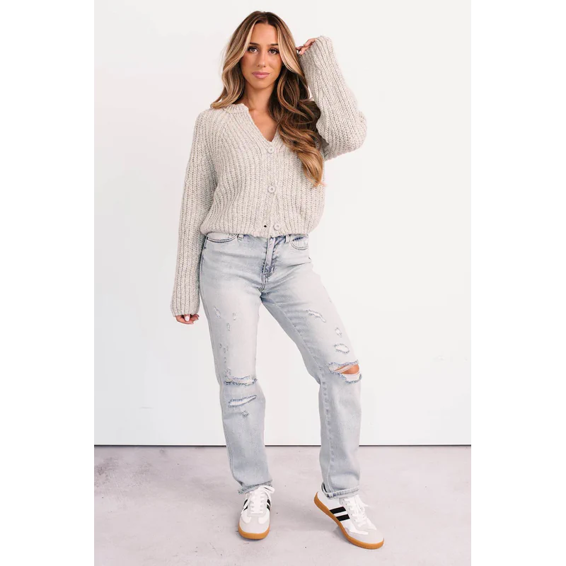 Meadow Mid Rise Judy Blue Boyfriend Jeans Light - AngraBech