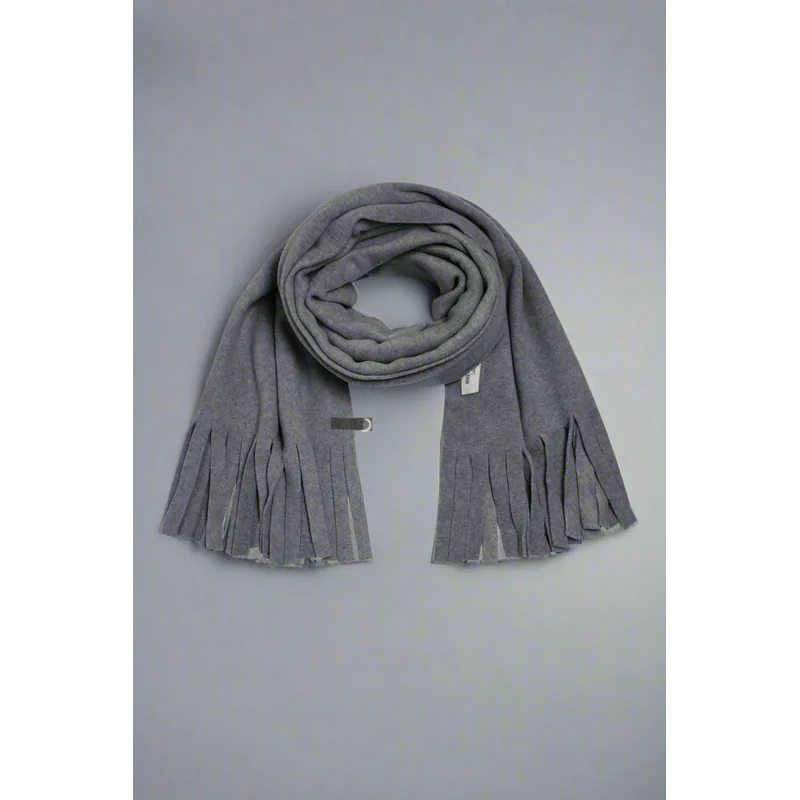 Scarf Wi Fringes 4077 Scarves Grey - AngraBech