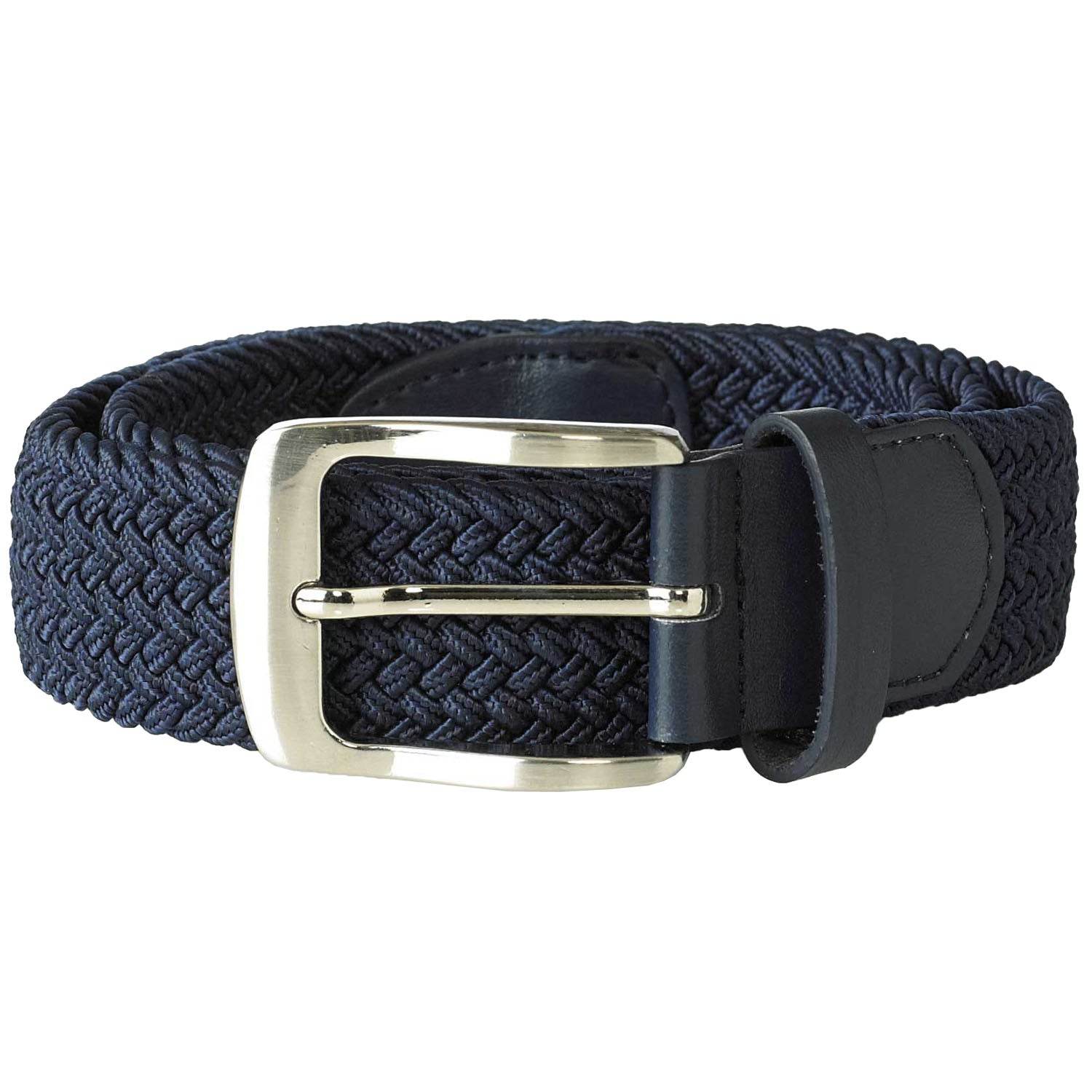 Plus Size Dani Stretch Braided Belt Navy - AngraBech
