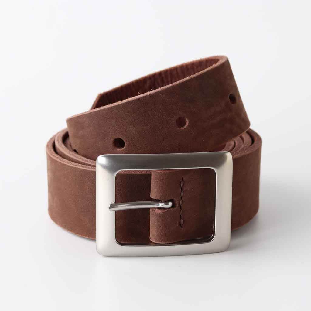 Womans Leaer Belt Ladies Leaer Belt Nubu Oliver Chocolate - AngraBech