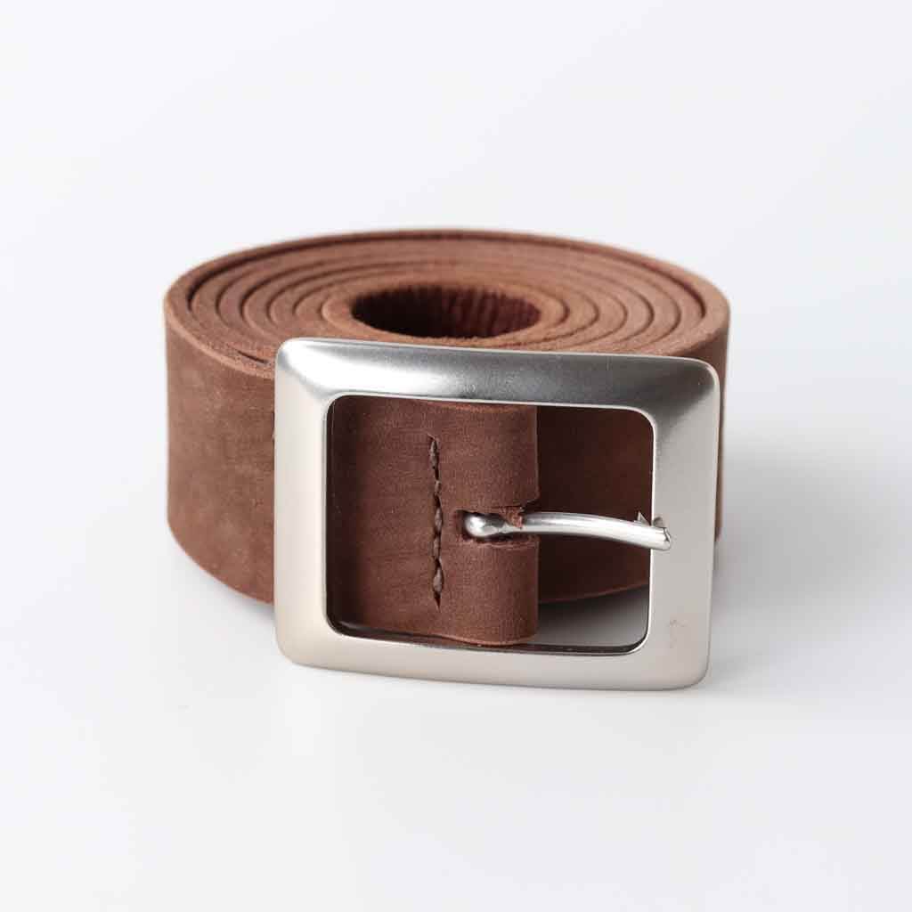 Womans Leaer Belt Ladies Leaer Belt Nubu Oliver Chocolate - AngraBech