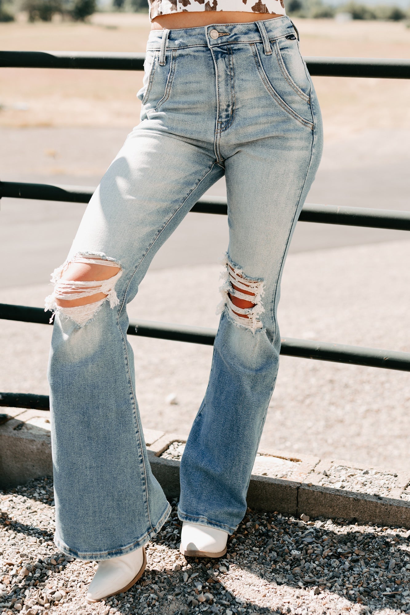 Laurie High Rise Flare Leg Cello Jeans (Medium) - NanaMacs