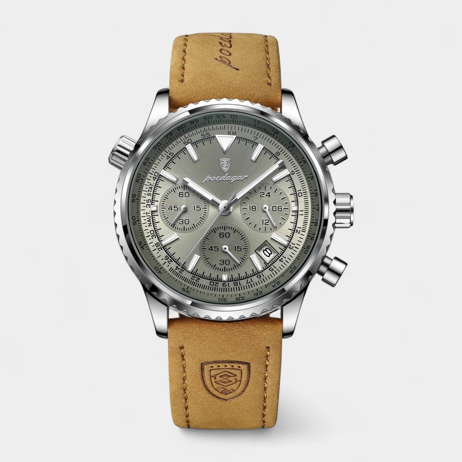 Vintares Chronograph Date Marker Dive Watch - AngraBech