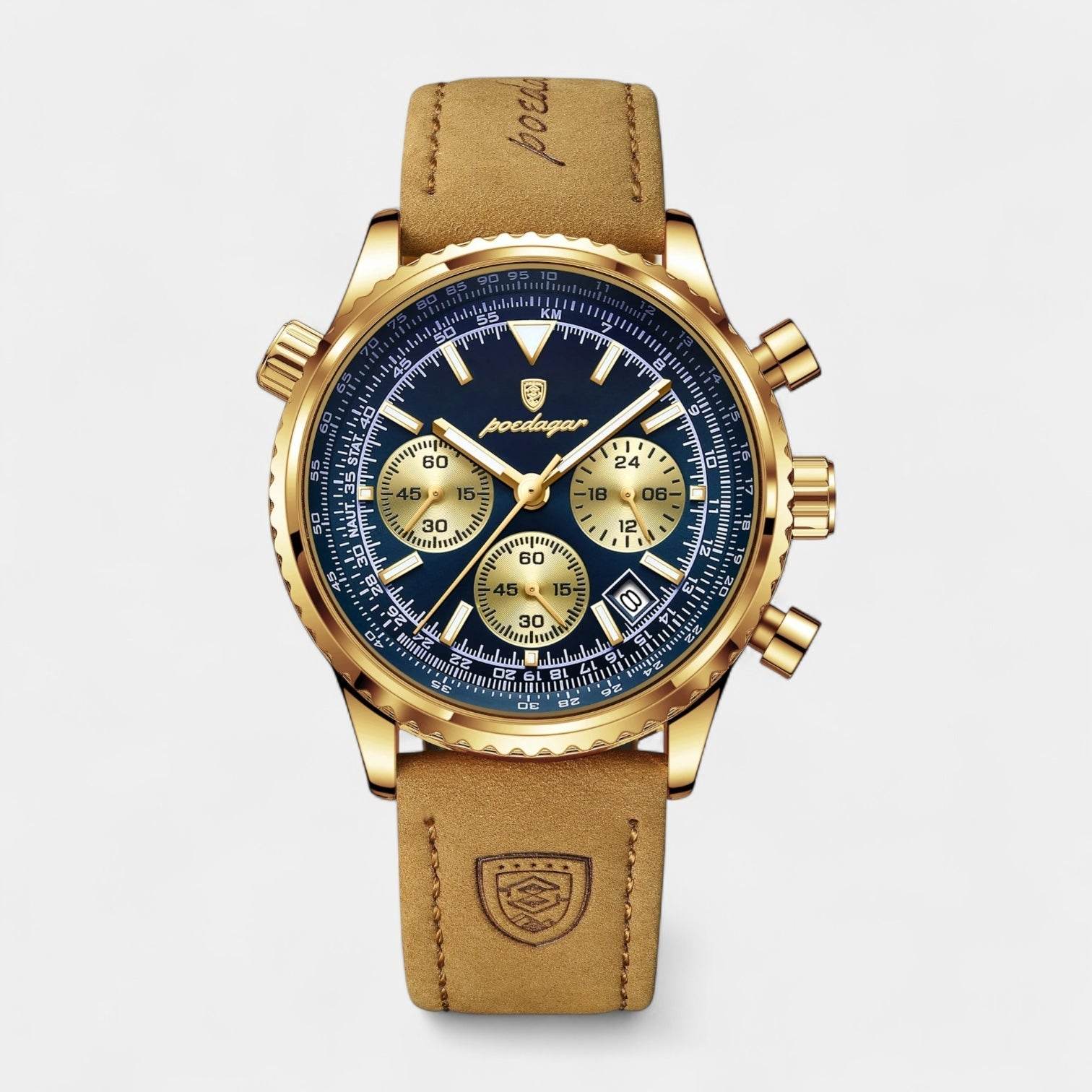 Vintares Chronograph Date Marker Dive Watch - AngraBech