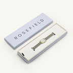 E Elles White Sunray Steel Silver Gold Duotone - AngraBech