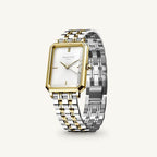 E Elles White Sunray Steel Silver Gold Duotone - AngraBech