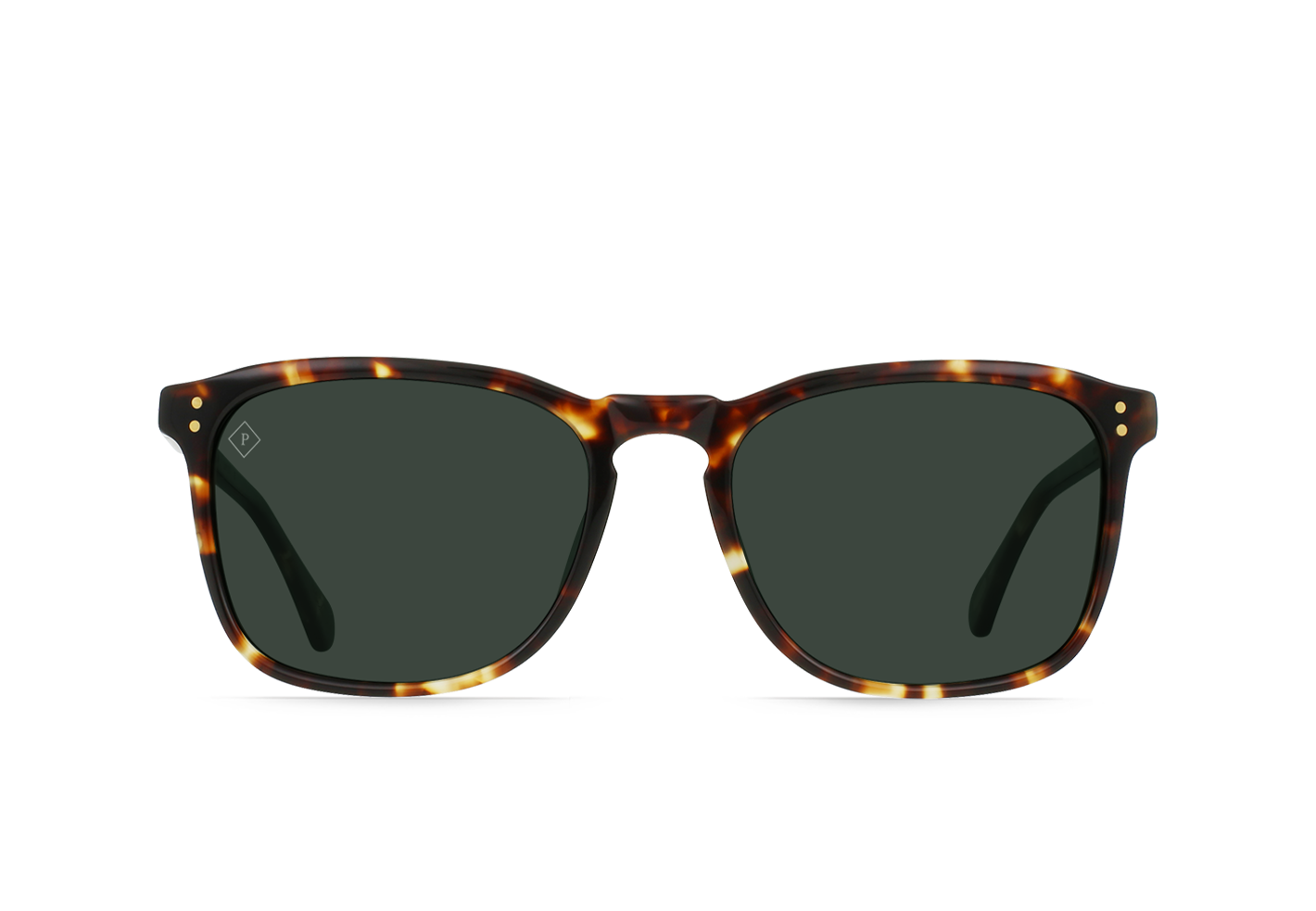 Brindle Tortoise / Green Polarized