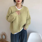 KOREAN-STYLE WOOL CARDIGAN