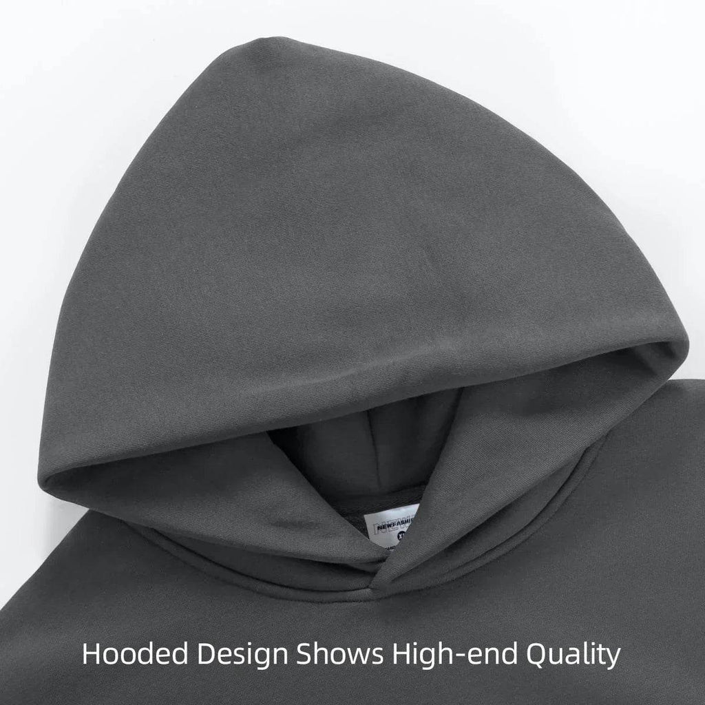 Basic Heavyweight Fleece Hooded Sweatshirt - AngraBech