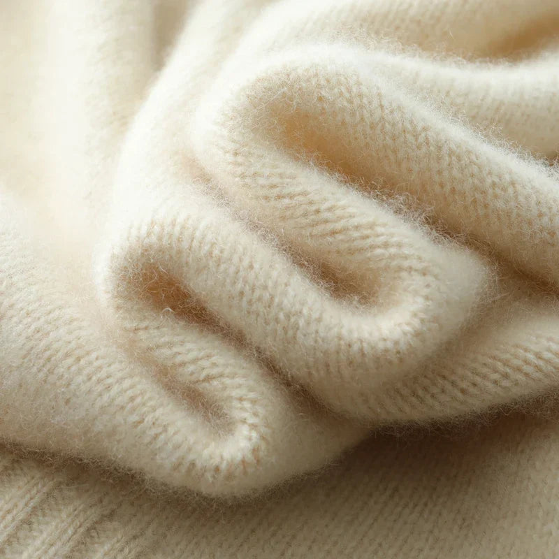 Pure Cashmere Zip-Up Cardigan