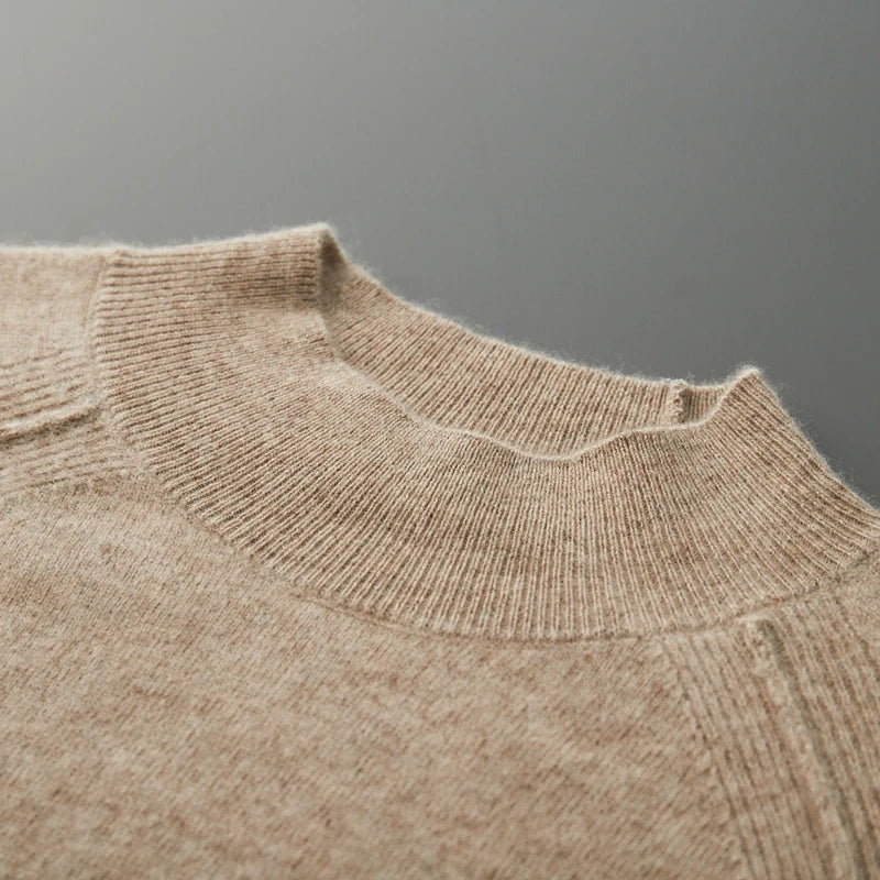 Cashmere Crewneck Knit Sweater