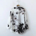 Colourful Vintage Lightweight Printed Blouse - AngraBech