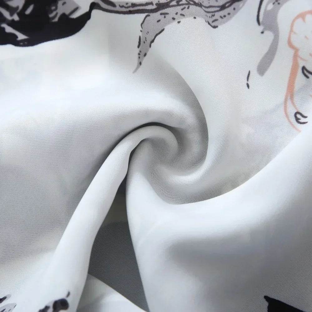 Colourful Vintage Lightweight Printed Blouse - AngraBech