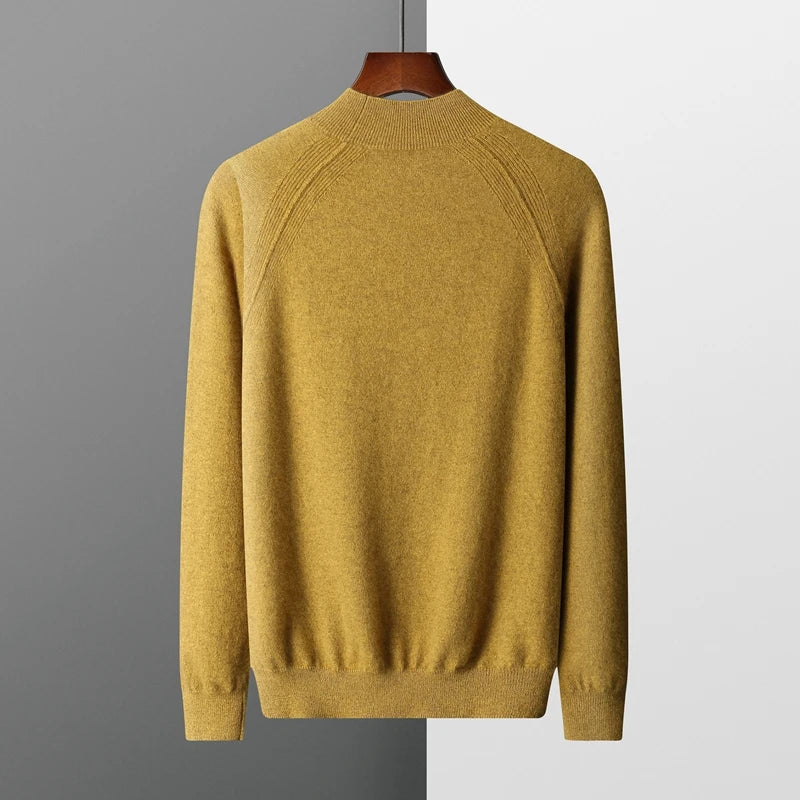 Cashmere Crewneck Knit Sweater