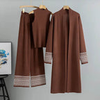 Fashionable Ree Piece Knitted Lounge Set - AngraBech