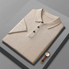 Fine Spun Wool Polo Collar Shirt - AngraBech
