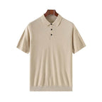 Fine Spun Wool Polo Collar Shirt - AngraBech