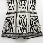 Womens Floral Print Short Blouses - AngraBech