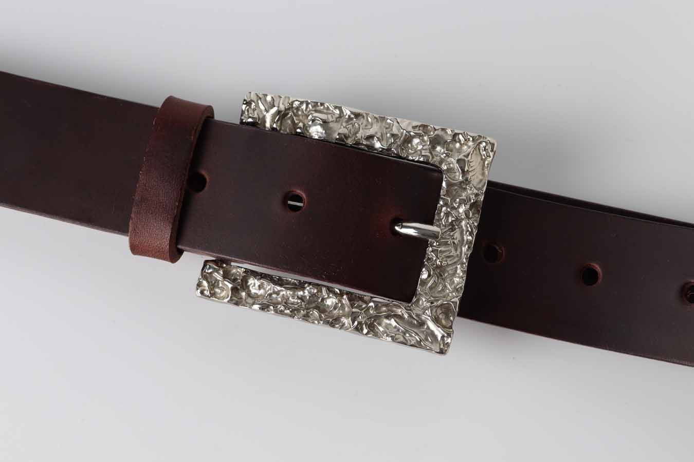 handmade leather belt