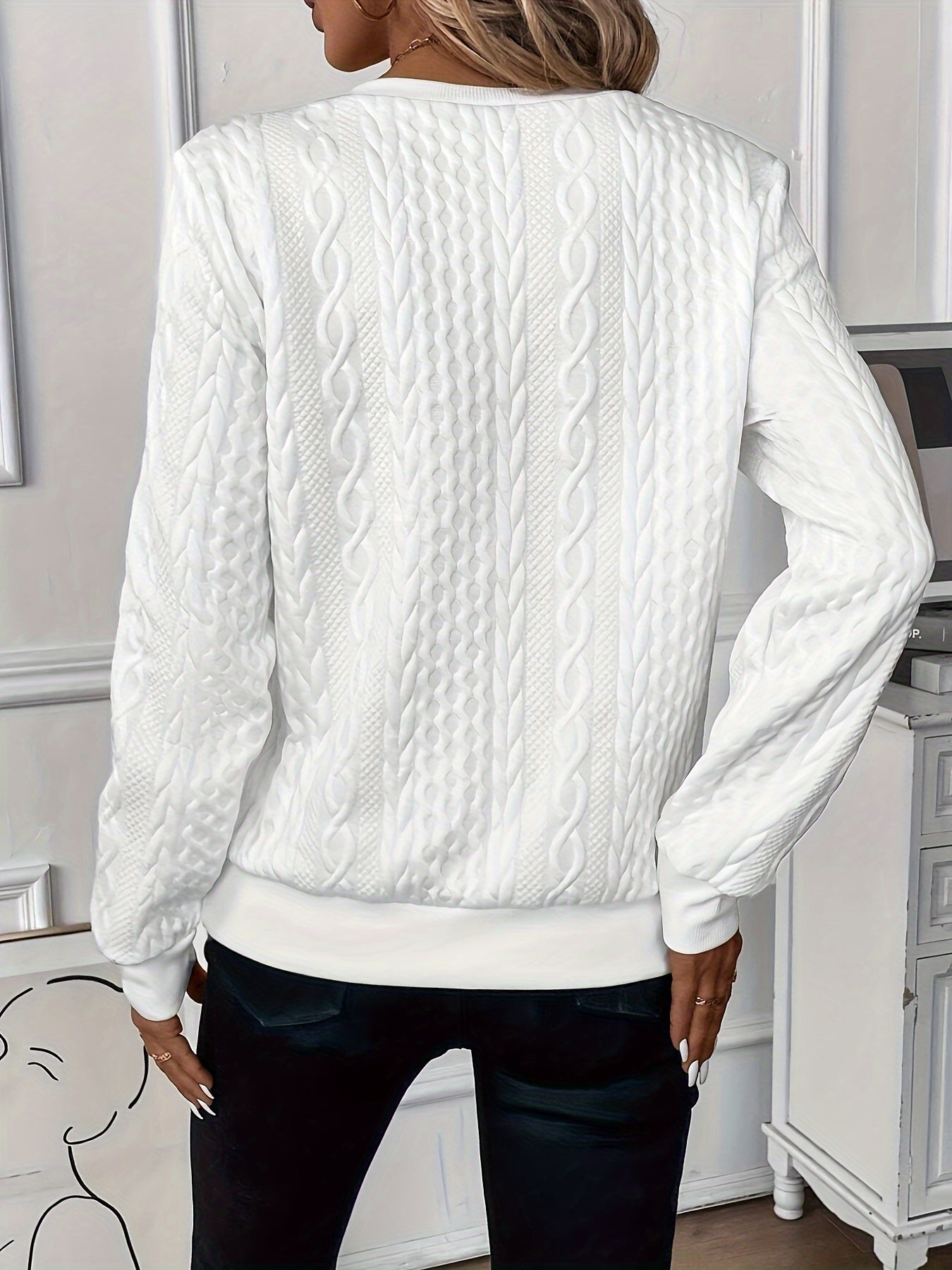 Quarter-Zip Knitted Wool Sweater