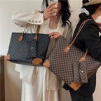 Large Retro Shoulder Tote Bag - AngraBech