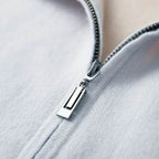 Mens Pure Cashmere Zipper Hooded Cardigan - AngraBech