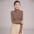 Pure Cashmere Slim Fit Turtlene Sweater 1 - AngraBech