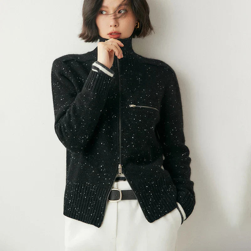 Black with White Speckles