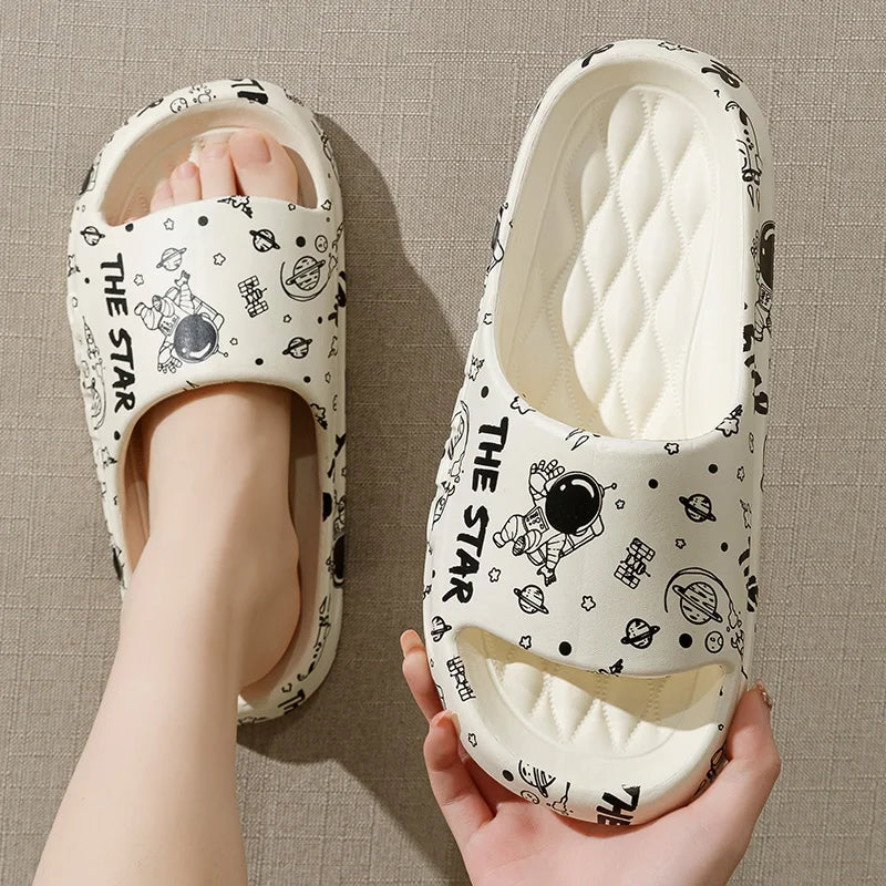 Slippers For Womens Summer Outdoor Wear New Indoor Home Baroom Shower Non Slip Household Slippers For Men Zyt2411