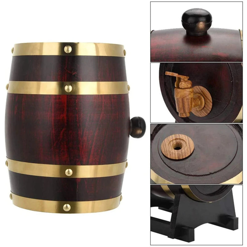 Barril de Madeira para Bebidas de 1.5L