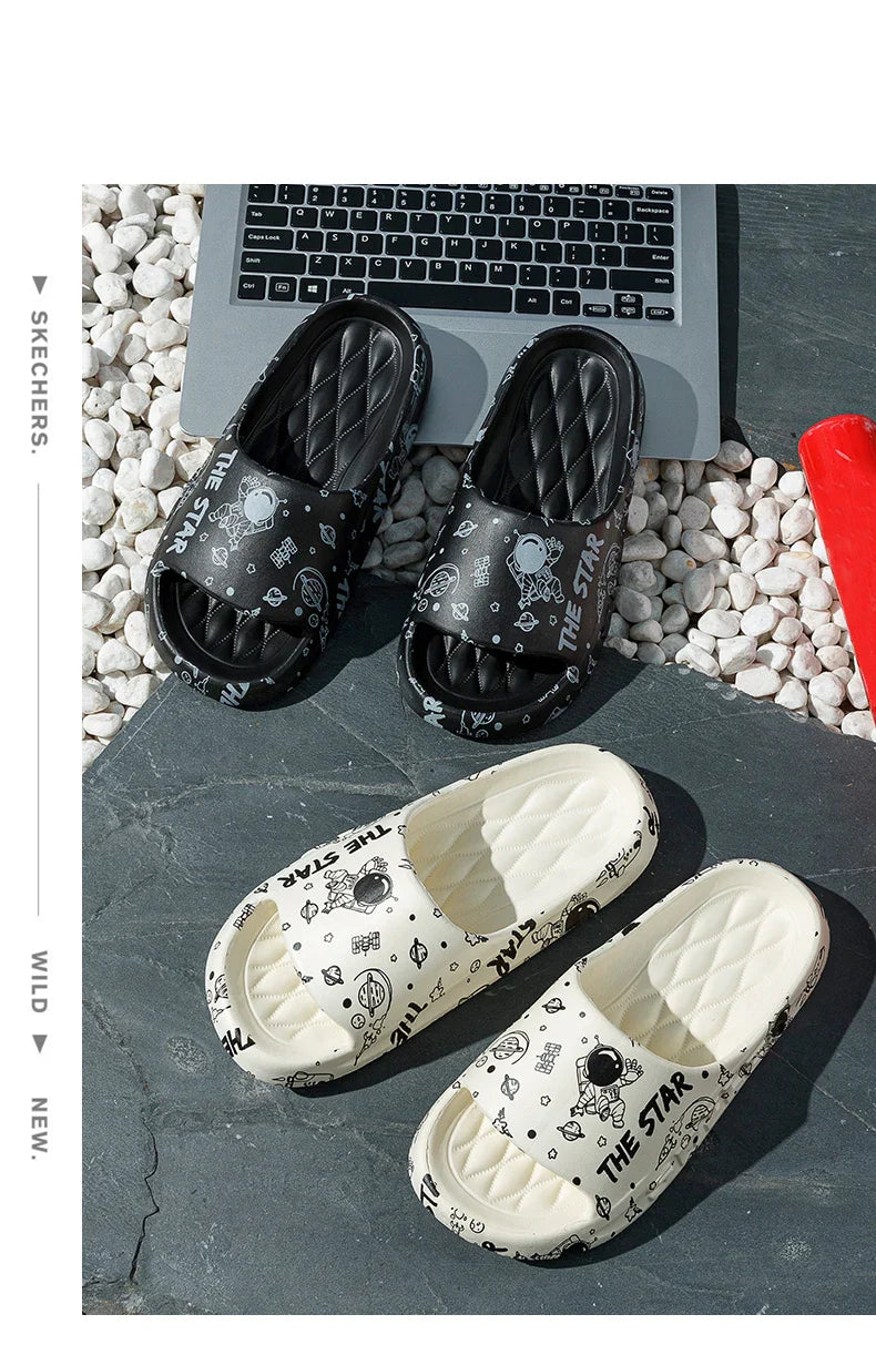 Slippers For Womens Summer Outdoor Wear New Indoor Home Baroom Shower Non Slip Household Slippers For Men Zyt2411