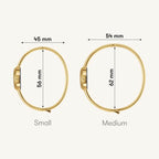 Bangle S White Gold - AngraBech